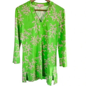Lilly Pulitzer Joy Tunic "Crazy For Coral"